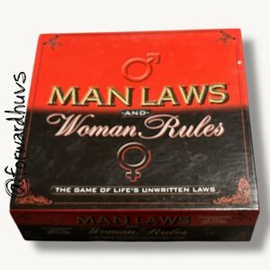 Man Laws And Woman Rules Adult Board Game, The Game Of Life’s Unwritten Laws